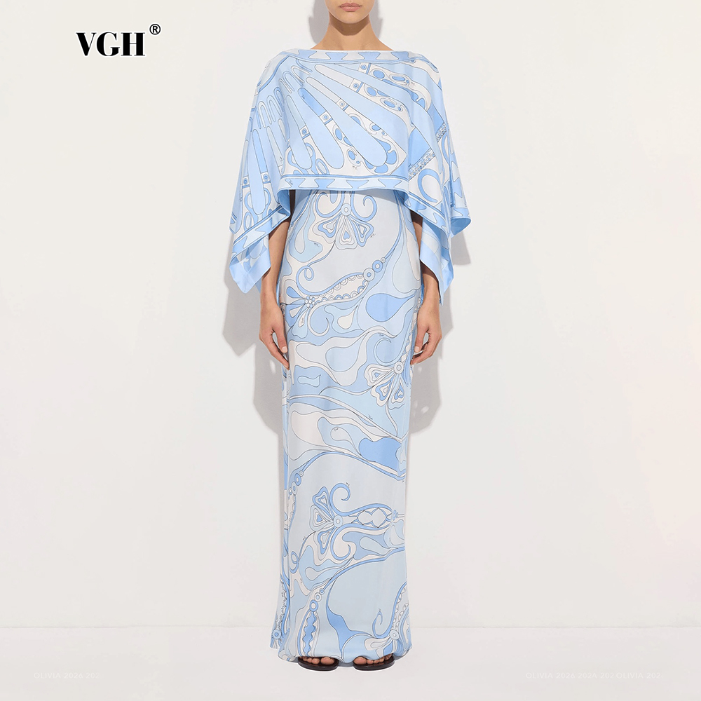 Formal Attire Woman - Костюм-двойка VGH светло-голубого цвета с абстрактным