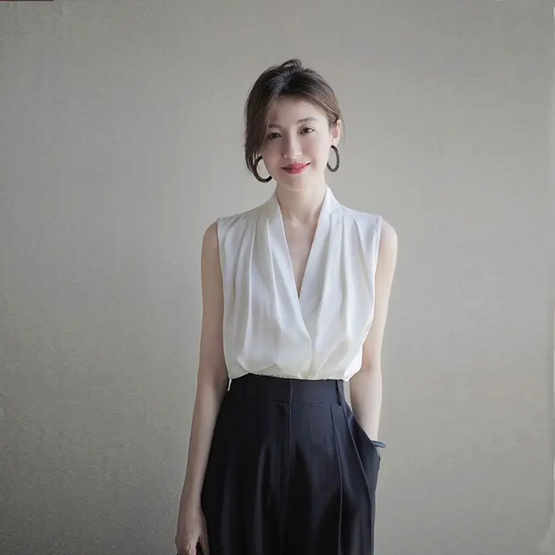 Women Formal Wear White Shirt - Рубашка и блузка для женщин, платье