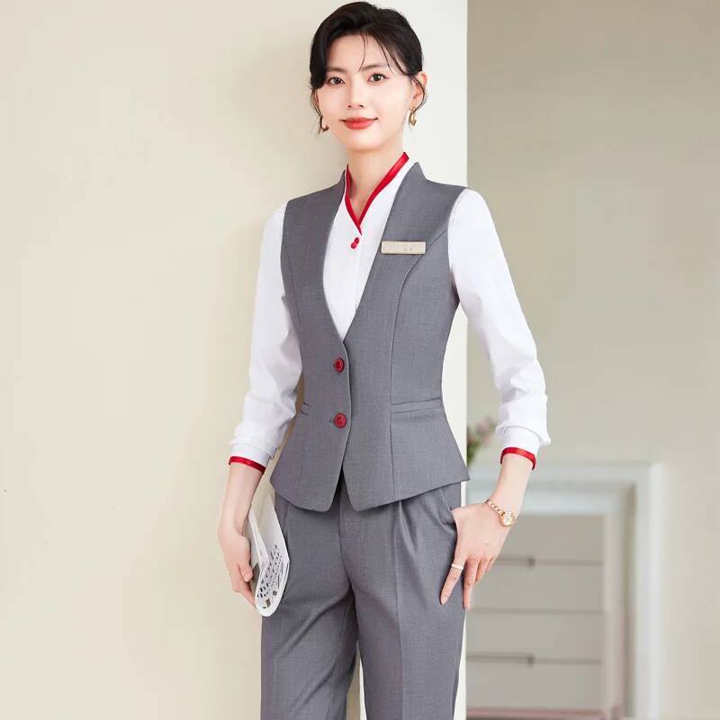 Women Formal Wear Winter - Плюс размер 5XL Формальные брючные костюмы