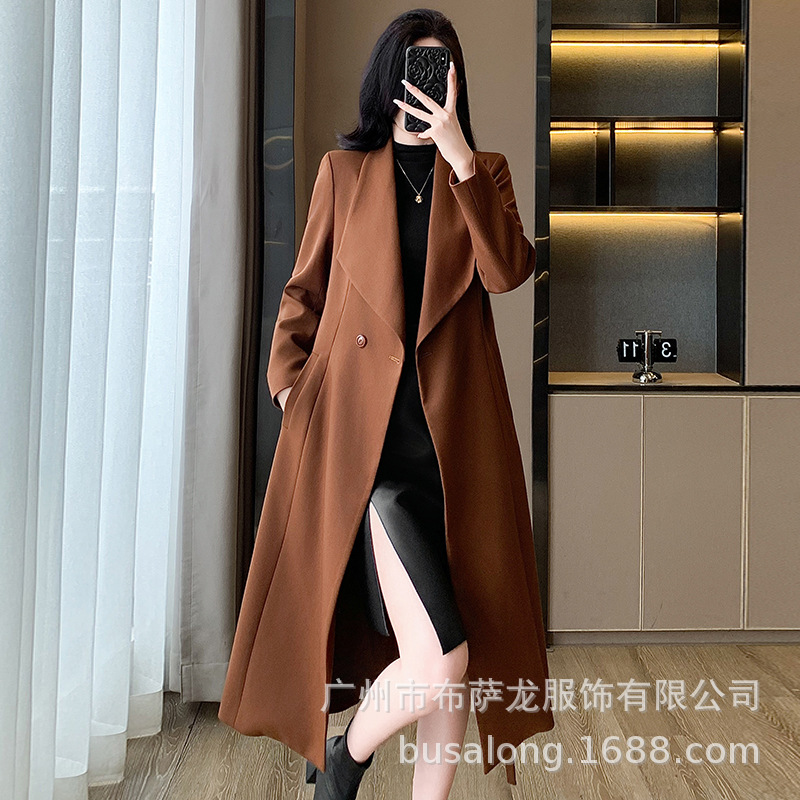 Women Formal Wear Winter - Новое женское пальто-тренч 2025 года для