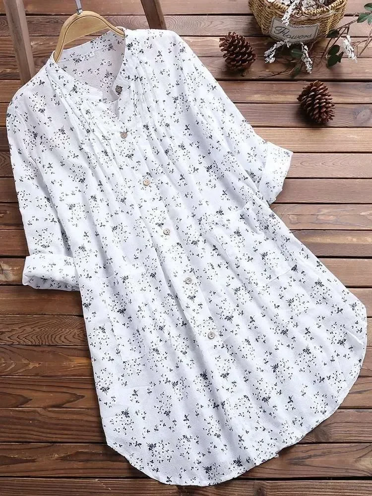 Women Formal Wear Tops - Женские рубашки больших размеров, новинка 2025