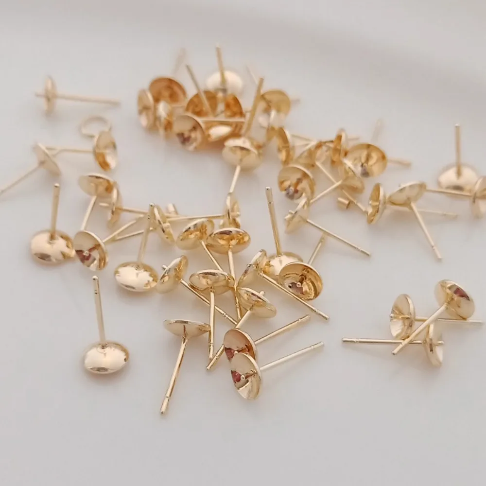 Pearl Earring Stud - Аксессуары из позолоченных бусин 14 карат,
