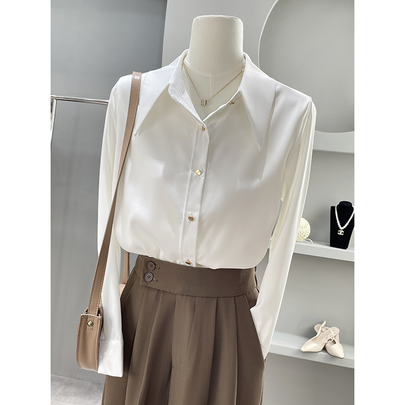 Рубашки с длинным рукавом, жен – обзор и цена Women Formal Wear Korean