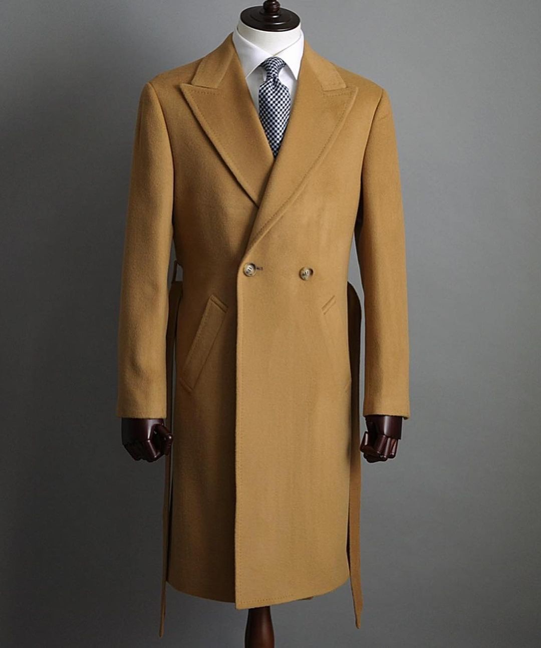 Мужское пальто светло-бежевого – обзор и цена Tailored Coat Wool