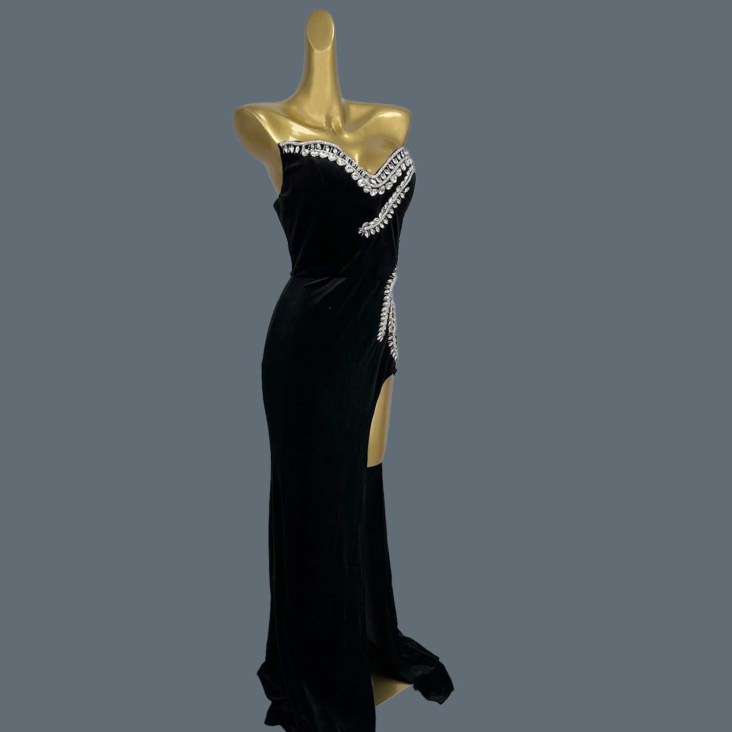Черное бархатное платье в пол, – обзор и цена Women Formal Wear Photoshoot