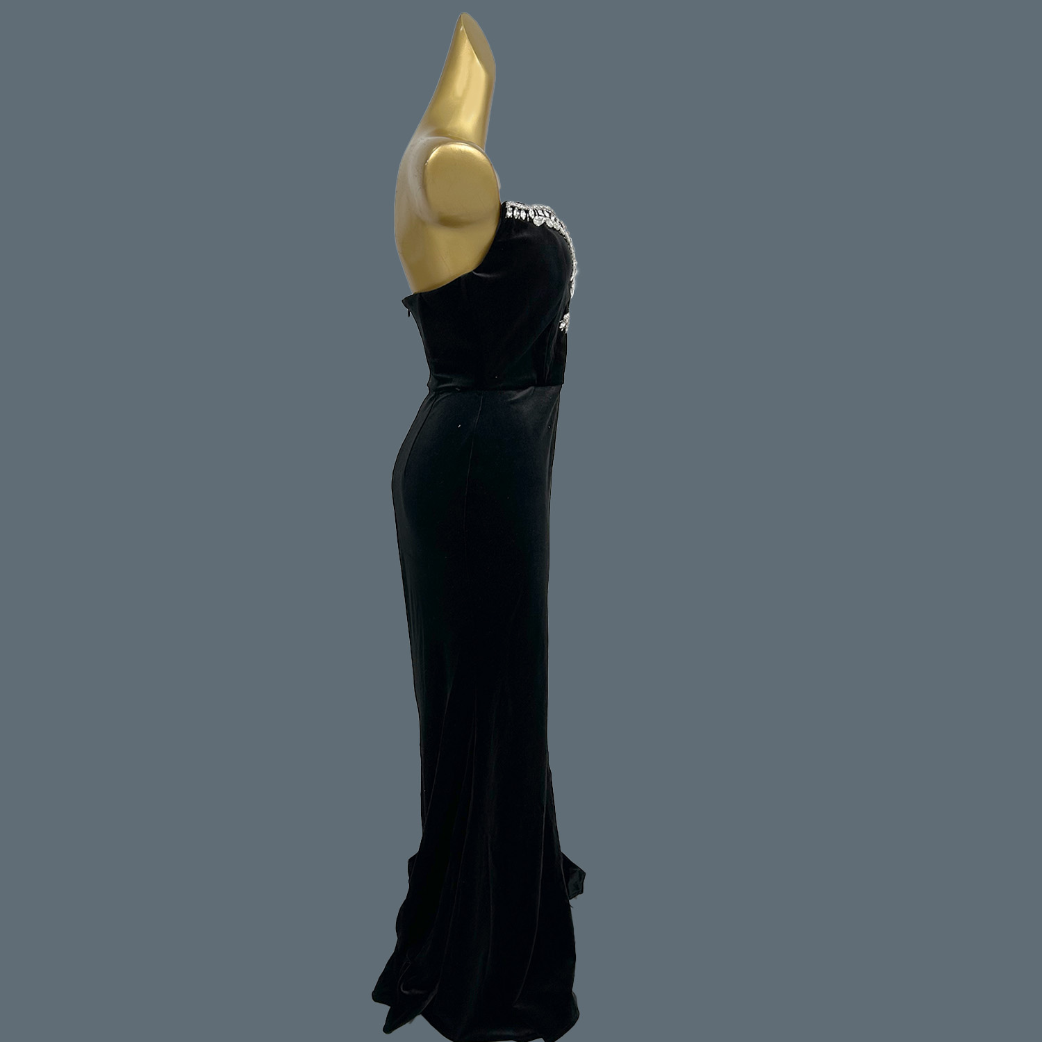 Черное бархатное платье в пол, – обзор и цена Women Formal Wear Photoshoot
