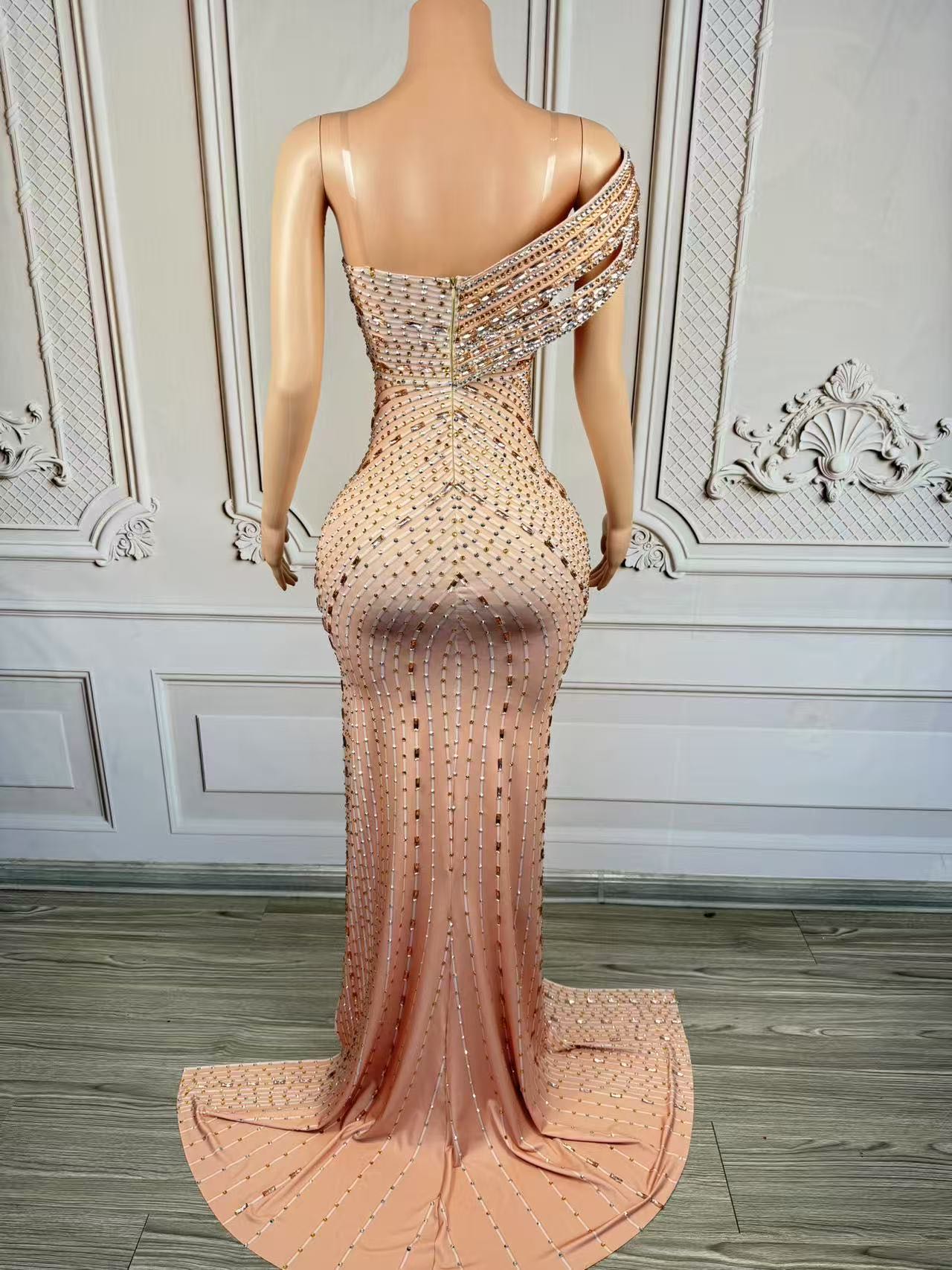 Xiangbin блестящие кристаллы в – обзор и цена Women Formal Wear Photoshoot