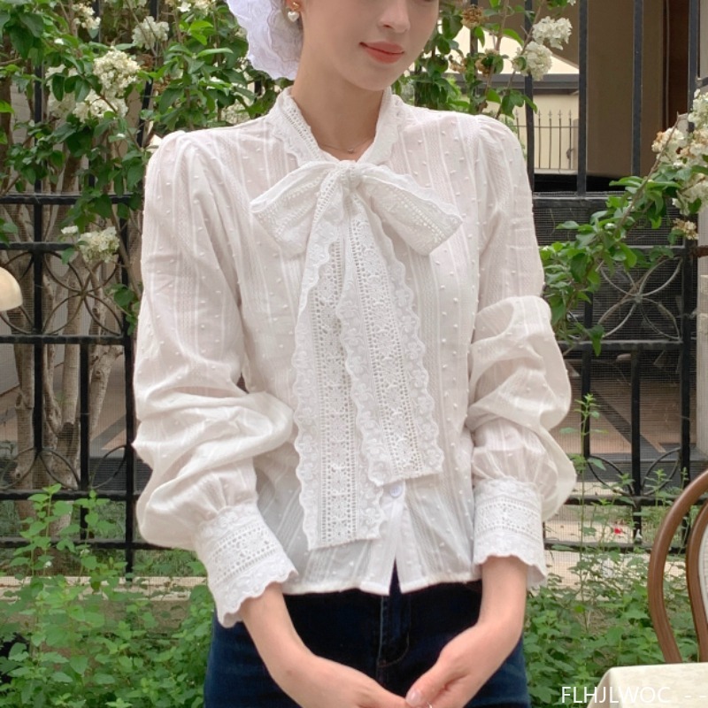 Винтажные топы с кружевным гал – обзор и цена Women Formal Wear White Shirt