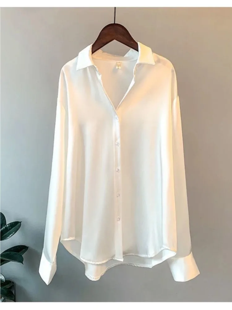 Повседневная женская шелковая  – обзор и цена Women Formal Wear Tops