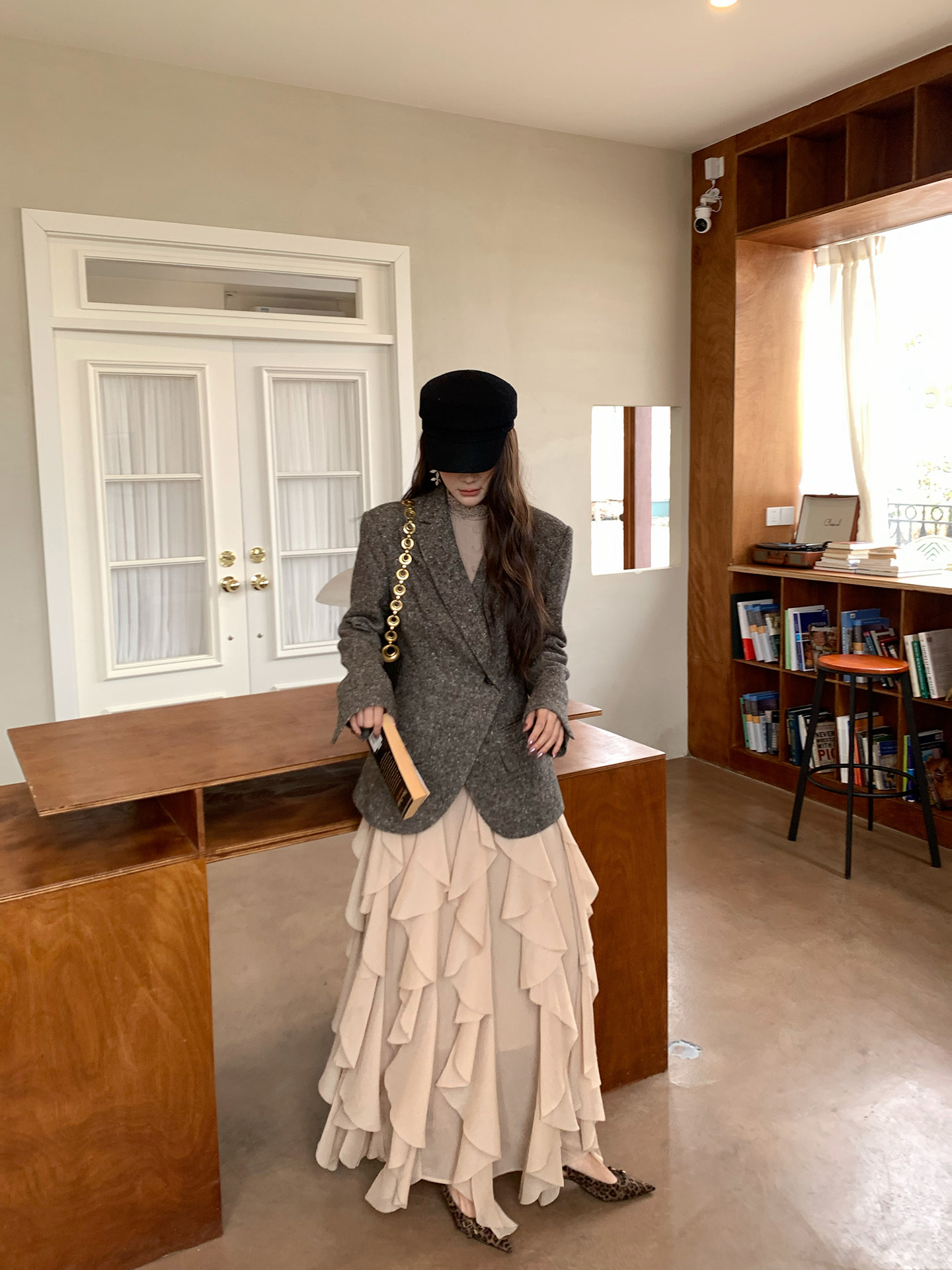 【MAR】Женский винтажный серый б – обзор и цена Tailored Coat Wool