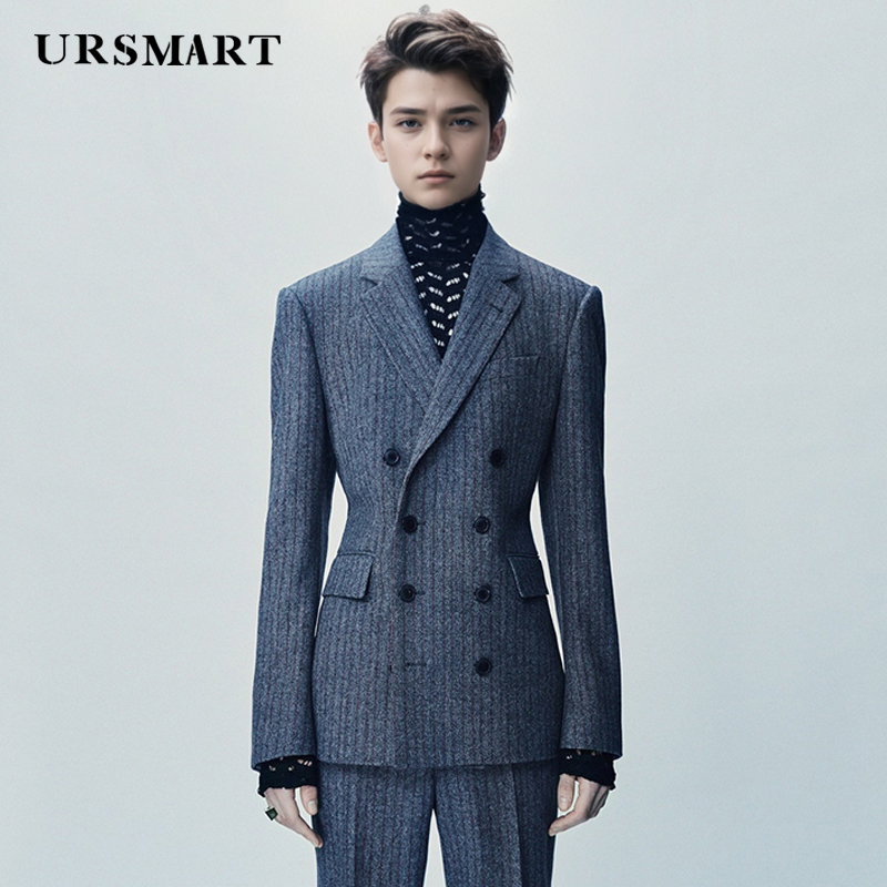 Мужской деловой костюм с двубо – обзор и цена Tailored Coat Wool