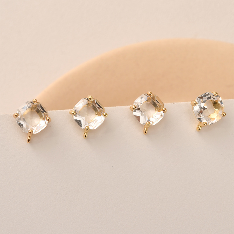 10 пар цветов, граненые квадра – обзор и цена Pearl Earring Stud