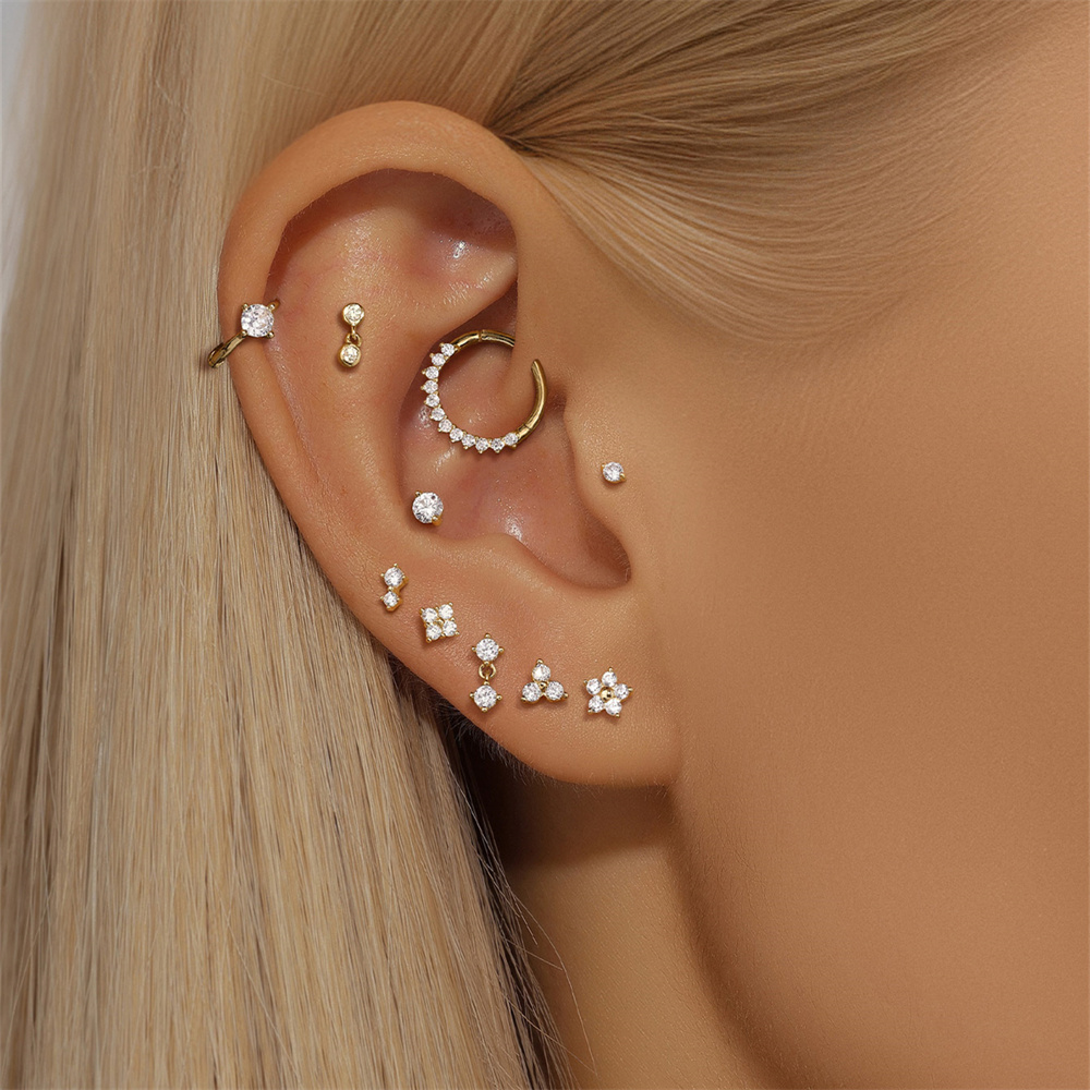 Серьги-гвоздики из циркония и  – обзор и цена Pearl Earring Stud