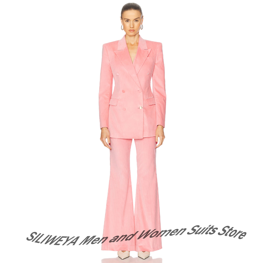 Женский розовый вельветовый ко – обзор и цена Women Formal Wear Look