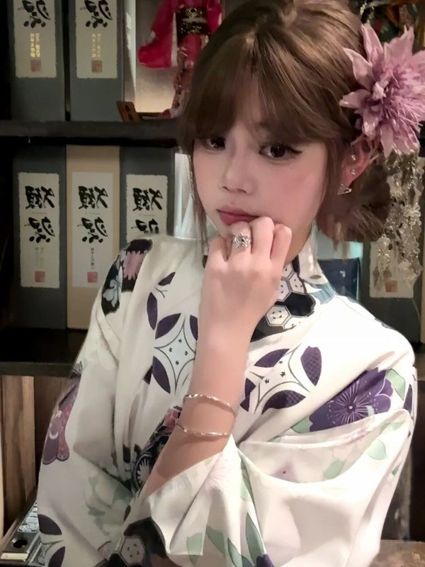 Традиционный фиолетовый халат- – обзор и цена Japanese Women Formal Wear